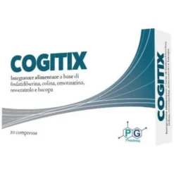 PG PHARMA Cogitix 20 Compresse - Integratore Memoria e Funzioni Cognitive Hot