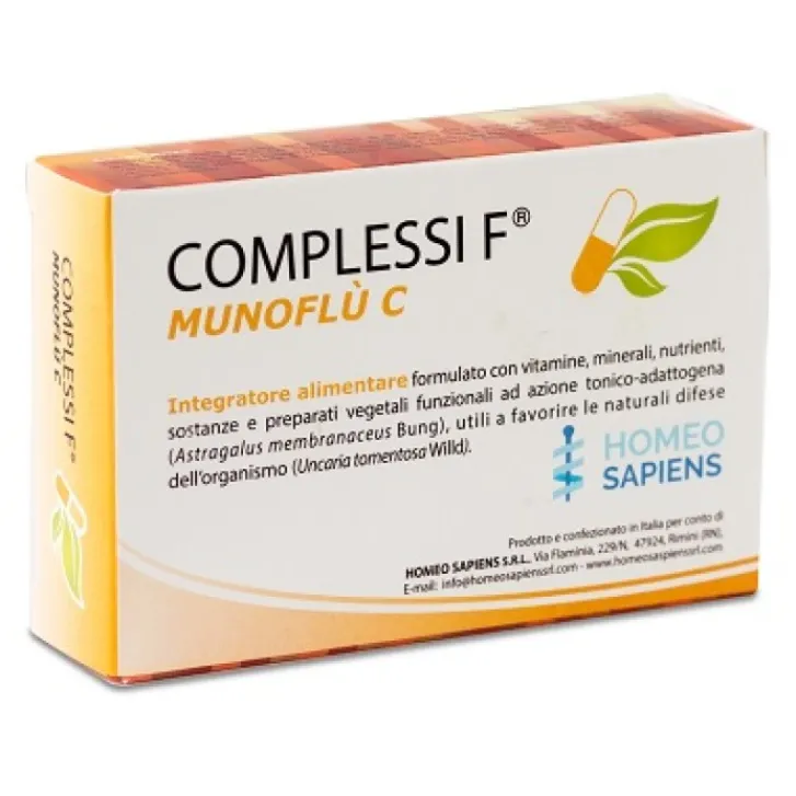 HOMEO SAPIENS Srl Complessi F Monoflu' C 30 Compresse - Integratore Alimentare Clearance