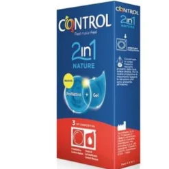 ARTSANA SpA Control 2 in 1 Nature Lube Gel + Profilattici 3 Kit Sale