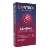 THERAS CONSUMER HEALTH Srl Control Sensual Dots &Lines 6 Profilattici Hot