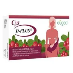 EUGEO ITALIA Srl Cys D-Plus 15 Compresse - Integratore Alimentare New