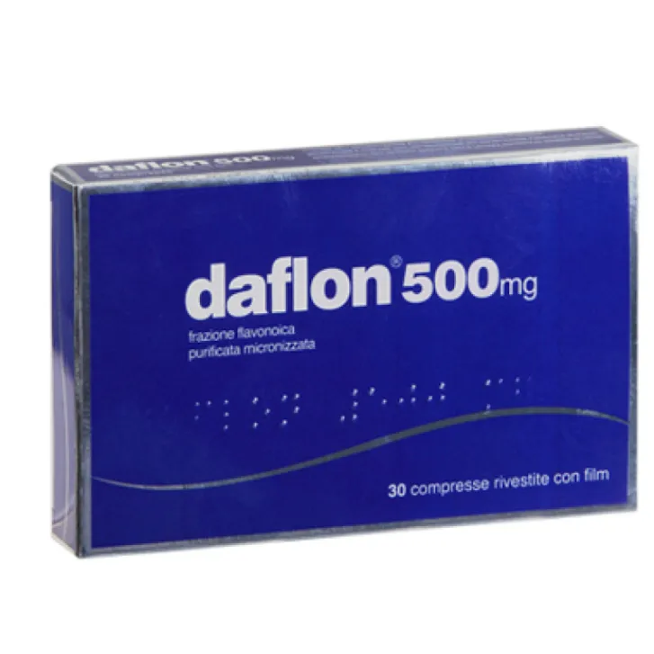 FARMA 1000 Srl Daflon 500mg Farma1000 30 Compresse rivestite - Flavonoidi Vasoprotettore Best