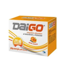 IBSA FARMACEUTICI ITALIA Srl Daigo Magnesio e Potassio Gusto Arancia 30 Bustine - Integratore Alimentare Sale