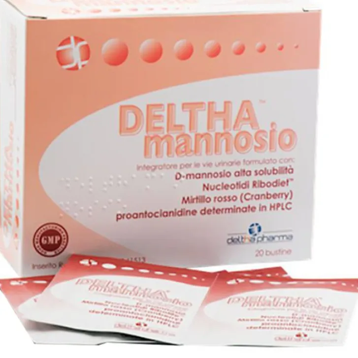 DELTHA PHARMA Deltha Mannosio 20 Bustine - Integratore Alimentare Online