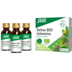 EUROSALUS VR Detox Bio Intensivo 3 Flaconcini da 20 ml - Integratore Drenante Clearance