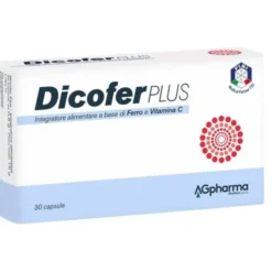DICOFARM SpA Dicofer Plus 30 capsule - Integratore di Ferro e Vitamina C Outlet