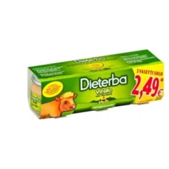PRINCES ITALIA SpA Dieterba Omogeneizzato Vitello 3 x 80 grammi Best