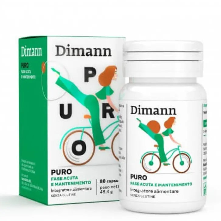YELLOW PEOPLE LAB Srl Dimann Puro 80 Capsule - Integratore Contro la Cistite Discount
