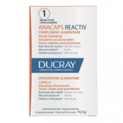 PIERRE FABRE Ducray Anacaps Reactiv 30 capsule - Integratore Anticaduta Occasionale Capelli Outlet