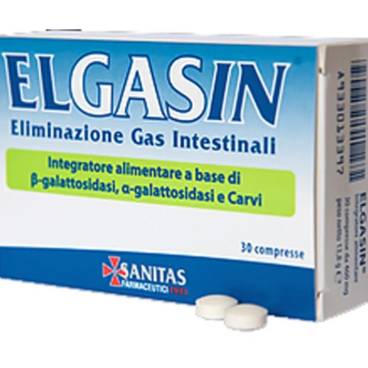 SANITAS FARMACEUTICI Elgasin 30 Compresse - Integratore Alimentare Discount