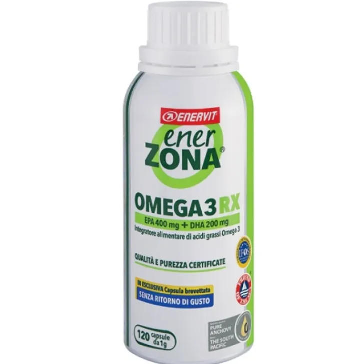 ENERVIT SpA Enerzona Omega 3RX 120 Capsule - Integratore di Acidi Grassi Clearance