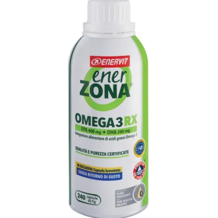 ENERVIT Enerzona Omega 3RX 240 Capsule - Integratore di Acidi Grassi Sale