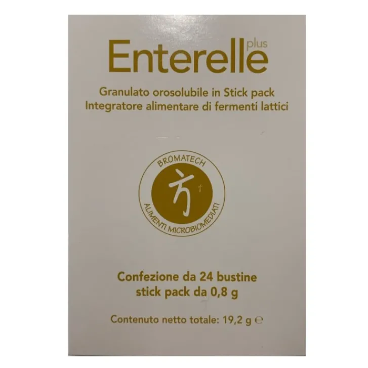 BROMATECH Srl Enterelle 24 Bustine - Integratore Fermenti Lattici
