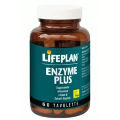 LIFEPLAN PRODUCTS Ltd Enzyme Plus 60 Tavolette - Integratore Alimentare Outlet