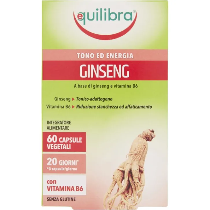 PRODOTTI FMC Equilibra Ginseng 60 Perle Molli - Integratore Energia Fisica e Mentale Discount