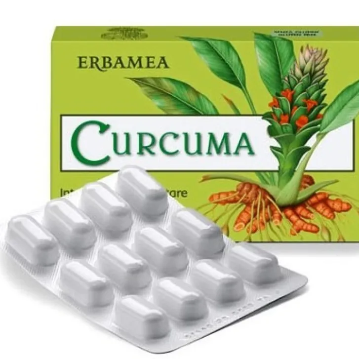 ERBAMEA Srl Erbamea Curcuma 24 Capsule Vegetali - Integratore Alimentare