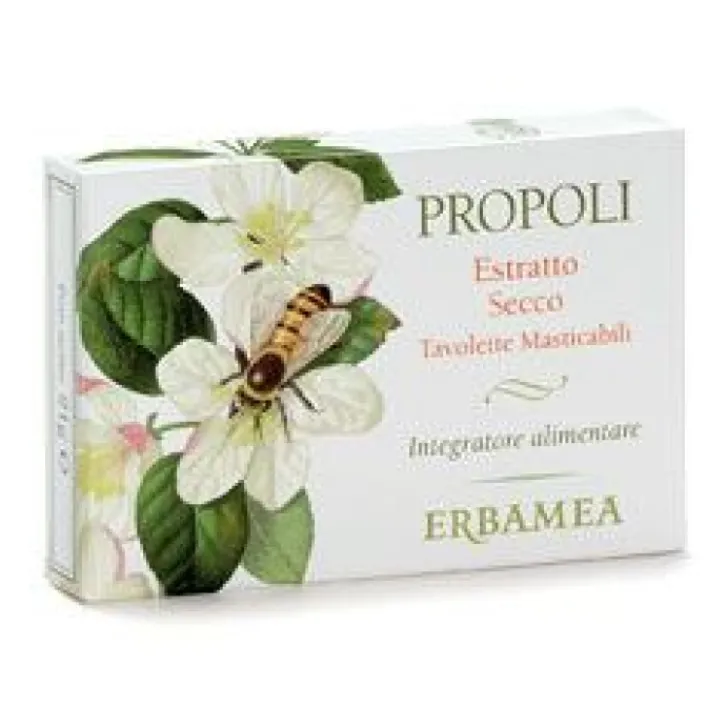 ERBAMEA Srl Erbamea Propoli 30 Tavolette Masticabili - Integratore Alimentare New