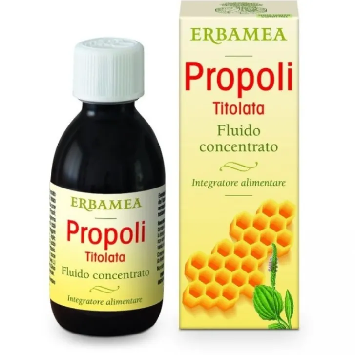 ERBAMEA Srl Erbamea Propoli Titolata Concentrato 200 ml - Integratore Alimentare Outlet