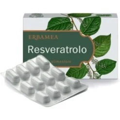 ERBAMEA Srl Erbamea Resveratrolo 24 capsule - Integratore Benessere Apparato Cardiovascolare Discount
