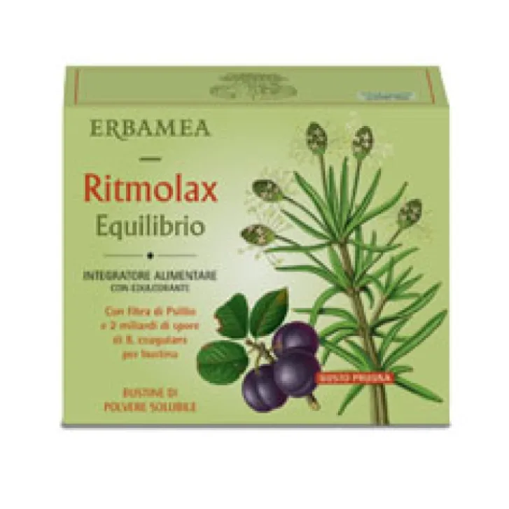 ERBAMEA Srl Erbamea Ritmolax Equilibrio 20 Bustine - Integratore Alimentare Hot