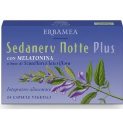 ERBAMEA Srl Erbamea Sedanerv Notte Plus 24 Capsule - Integratore Alimentare New