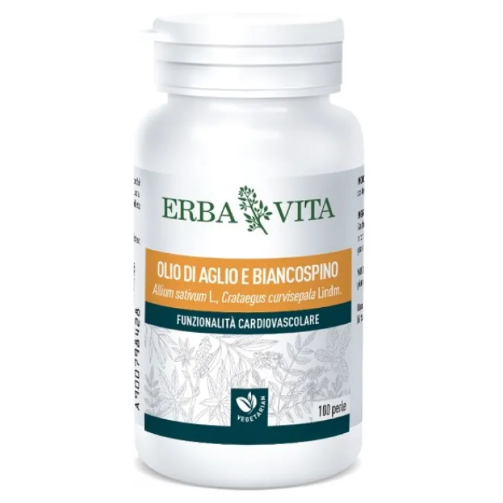 ERBA VITA GROUP SpA Erba Vita Aglio Biancospino 100 perle - Integratore Funzionalita' Cardiovascolare Online