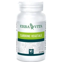 ERBA VITA GROUP SpA Erba Vita Carbone Vegetale 100 Tavolette Intestinale New