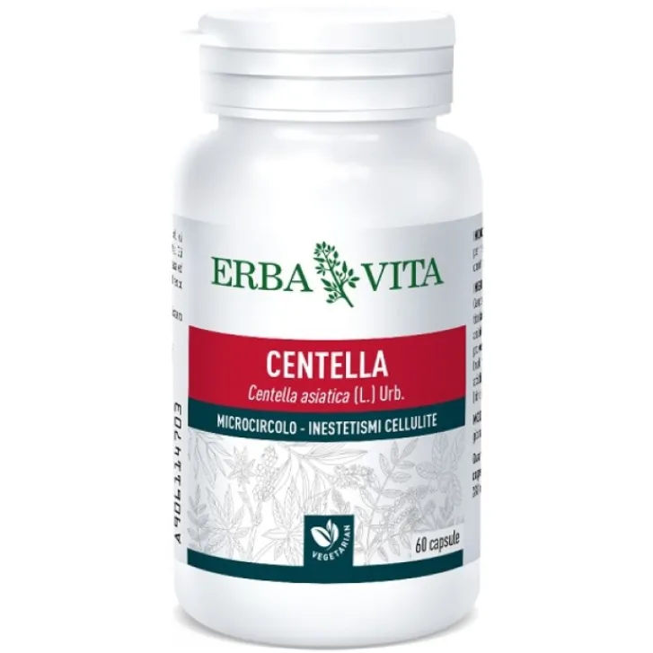 ERBA VITA GROUP SpA Erba Vita Centella 60 Capsule - Integratore Funzionalita' Microcircolo Outlet