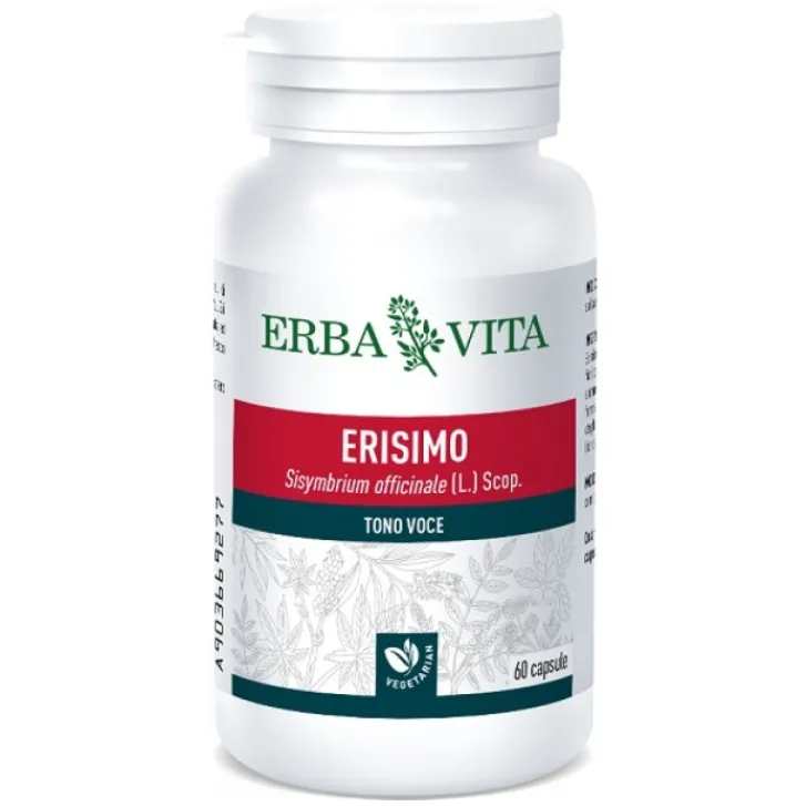 ERBA VITA GROUP SpA Erba Vita Erisimo 60 Capsule - Integratore Tono della Voce Hot