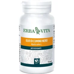 ERBA VITA GROUP SpA Erba Vita Olio Cumino Nero 120 Perle - Integratore per il Colesterolo New