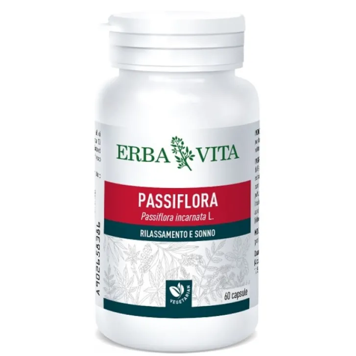 ERBA VITA GROUP SpA Erba Vita Passiflora 60 Capsule - Integratore Sonno Sale