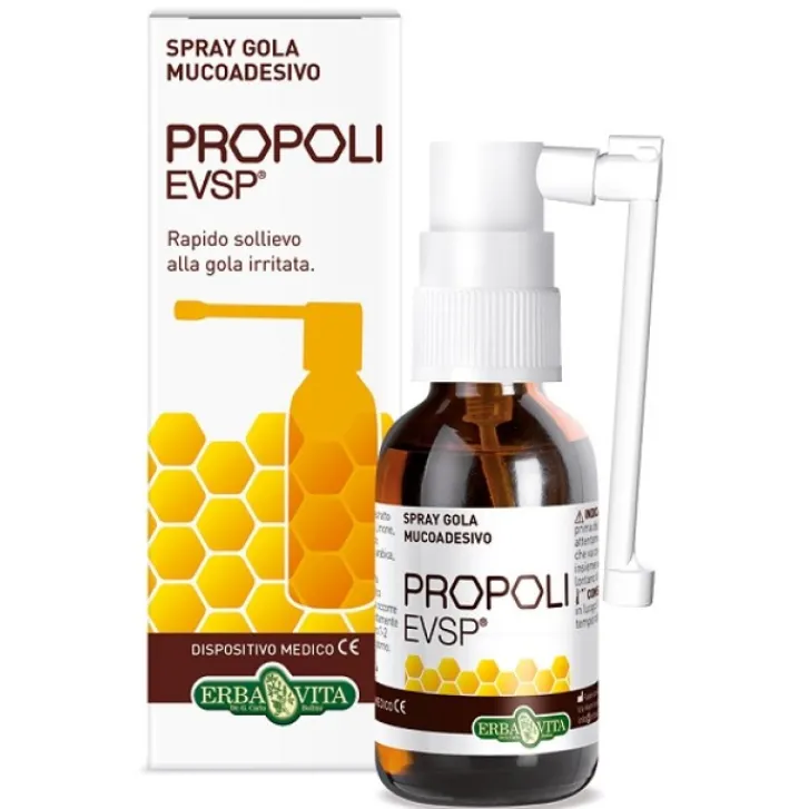 ERBA VITA GROUP SpA Erba Vita Propoli EVSP Spray Gola Mucoadesivo 20 ml Hot