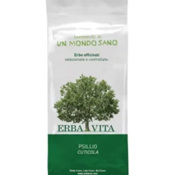 ERBA VITA Psillio Cuticola Polvere 100 grammi - Integratore ad Azione Depurativa Clearance