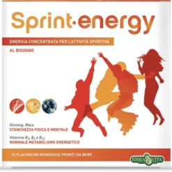 ERBA VITA GROUP SpA Erba Vita Sprint Energy 10 Flaconcini - Integratore Energetico