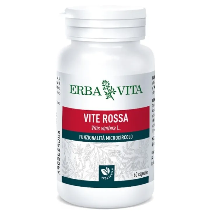 ERBA VITA Vite Rossa 60 Capsule - Integratore Circolazione