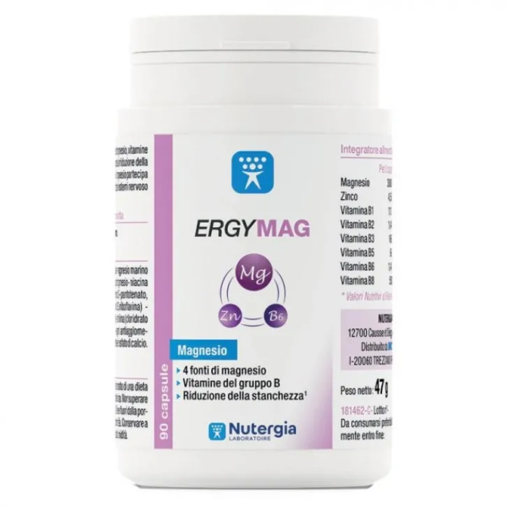 LABORATOIRE NUTERGIA Ergymag 90 Capsule - Integratore Magnesio e Vitamine B Outlet