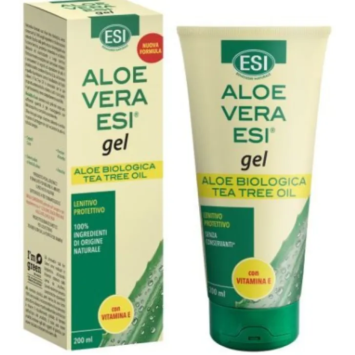 ESI Srl Esi Aloe Vera Gel con Tea Tree Oil 200 ml New