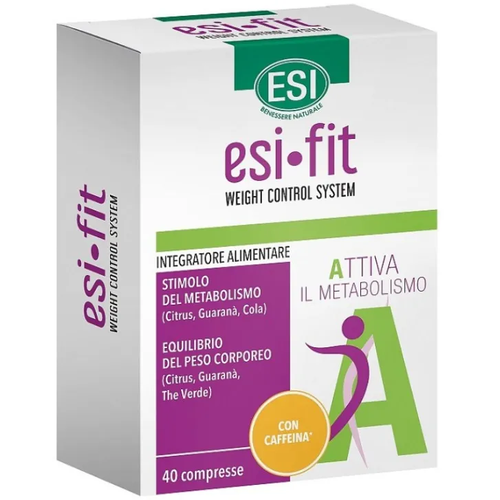 ESI Srl Esi Fit A Caffeina 48 Compresse - Integratore Alimentare Attivatore del Metabolismo Online