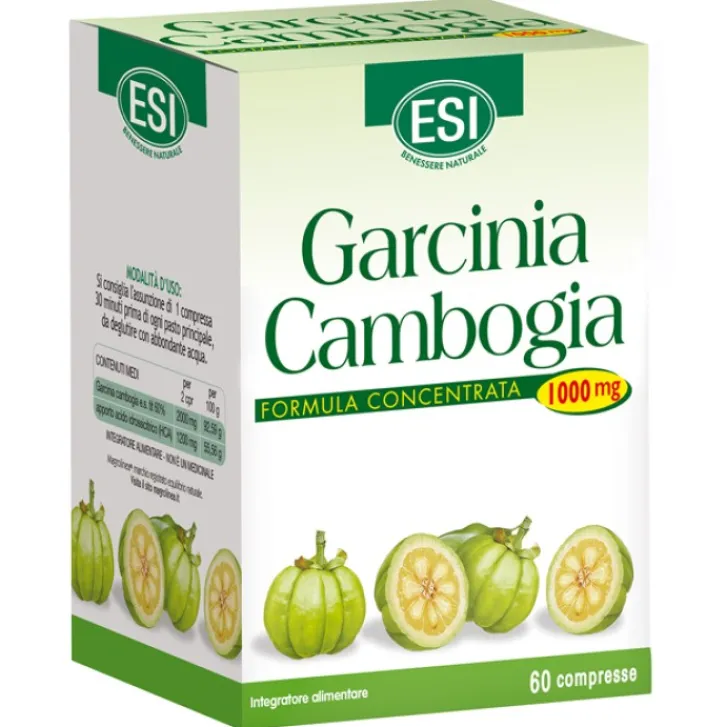 ESI Srl Esi Garcinia Cambogia 60 Compresse - Integratore Alimentare Clearance