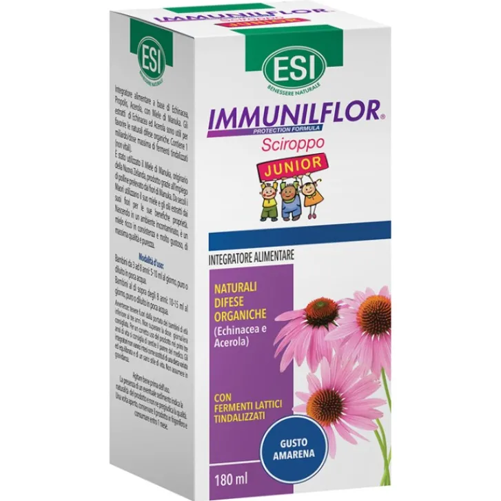 ESI Srl Esi Immuniflor Sciroppo Junior 180 ml - Integratore Difese Immunitarie Best