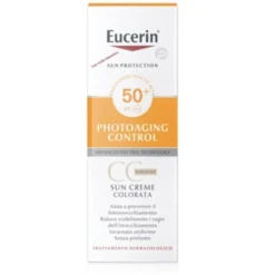 BEIERSDORF SpA Eucerin Sun Crema Viso CC Crema Colorata Naturale SPF 50+ 50 ml Outlet