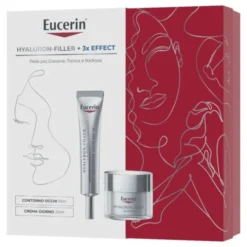 BEIERSDORF SpA Eucerin Xmas Cofanetto Hyaluron Filler Contorno Occhi 15 ml + Crema Giorno SPF30 20 ml Discount
