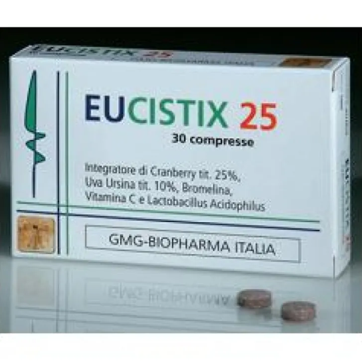 GMG BIOPHARMA ITALIA Eucistix 25 30 Compresse - Integratore Alimentare Outlet