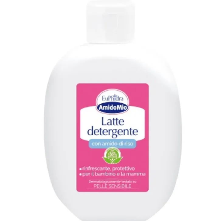 ZETA FARMACEUTICI Euphidra AmidoMio Latte Detergente Senza Risciacquo 200 ml