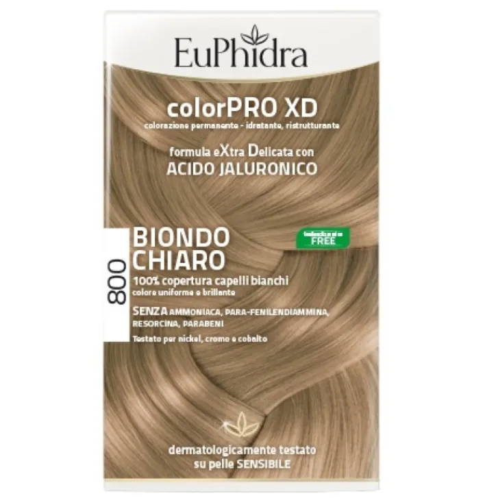ZETA FARMACEUTICI Euphidra Linea ColorPro XD 800 Biondo Chiaro Tintura Extra Delicata