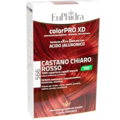 ZETA FARMACEUTICI Euphidra Linea ColorPro XD 566 Castano Chiaro Rosso Tintura Extra Delicata Discount