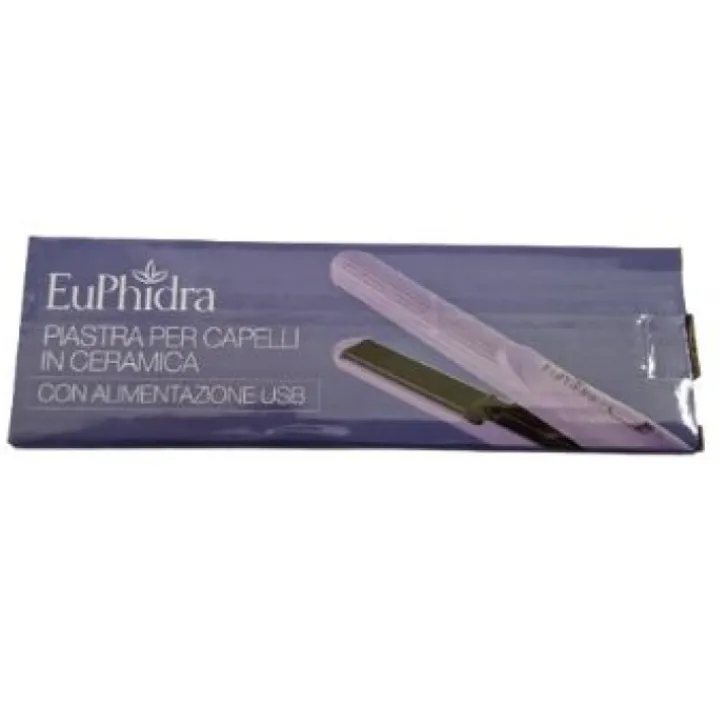 ZETA FARMACEUTICI SpA Euphidra Piastra Per Capelli da Viaggio USB in Ceramica New