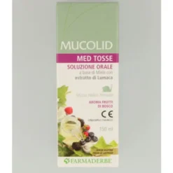 FARMADERBE Srl Farmaderbe Mucolid Med Tosse 150 ml - Integratore contro la Tosse Sale