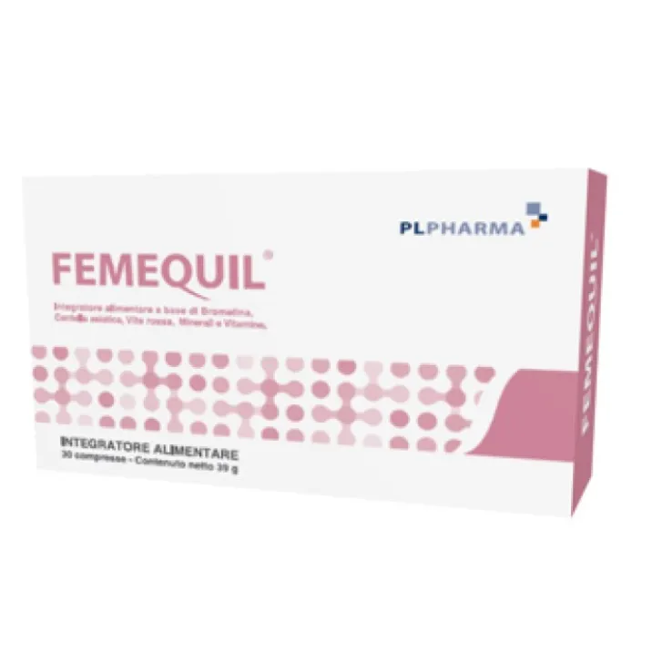 PL PHARMA Srl Femequil 30 Compresse - Integratore per Microcircolo New