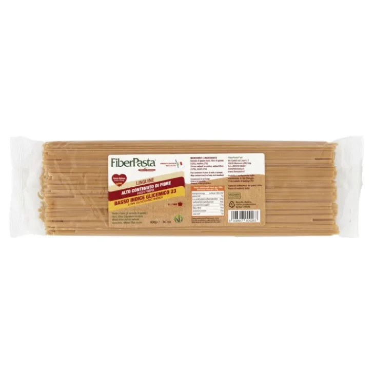FIBERPASTA Srl FiberPasta Linguine ad Alto Contenuto di Fibre 400 g Outlet